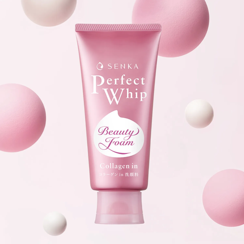 SENKA Perfect Whip Collagen In 120g #PINK - Image 2